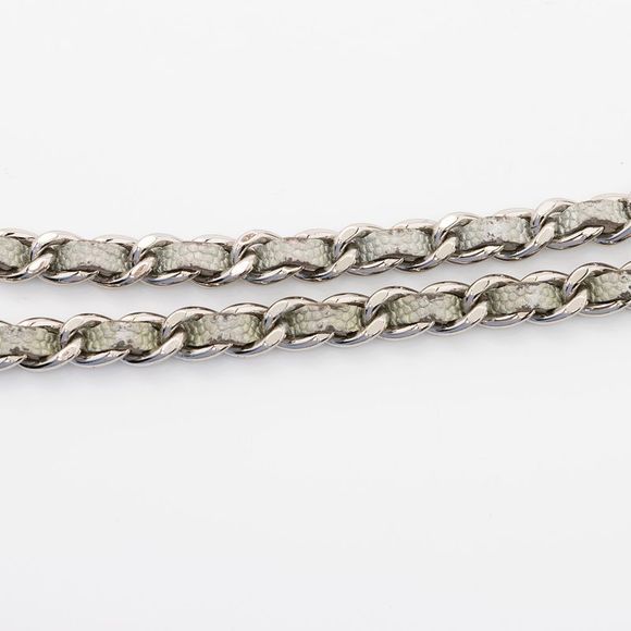 Chanel Iridescent Caviar Leather Vintage Mademoiselle Clutch with Chain - Picture 13 of 15